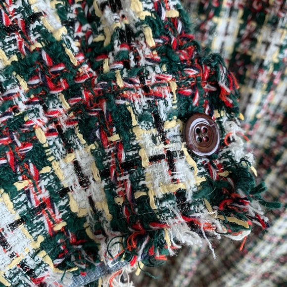 Faith Connexion Tweed Oversized Shirt Size S - Picture 6 of 7